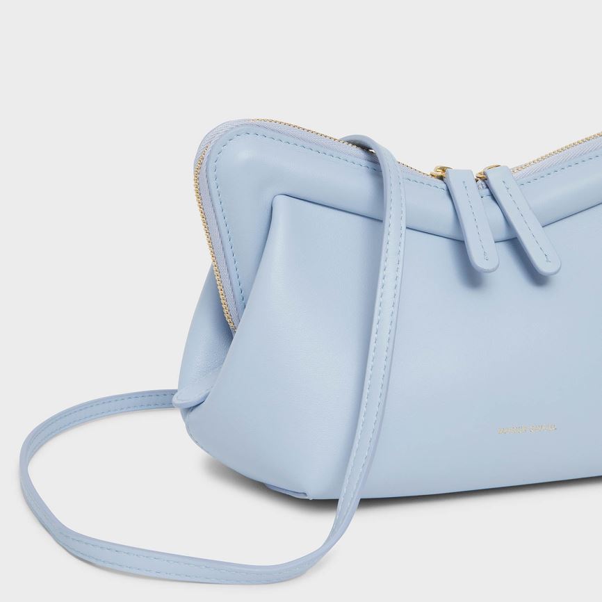 Women's Mansur Gavriel Mini M Frame Crossbody Bags Light Blue | AU 8705WS